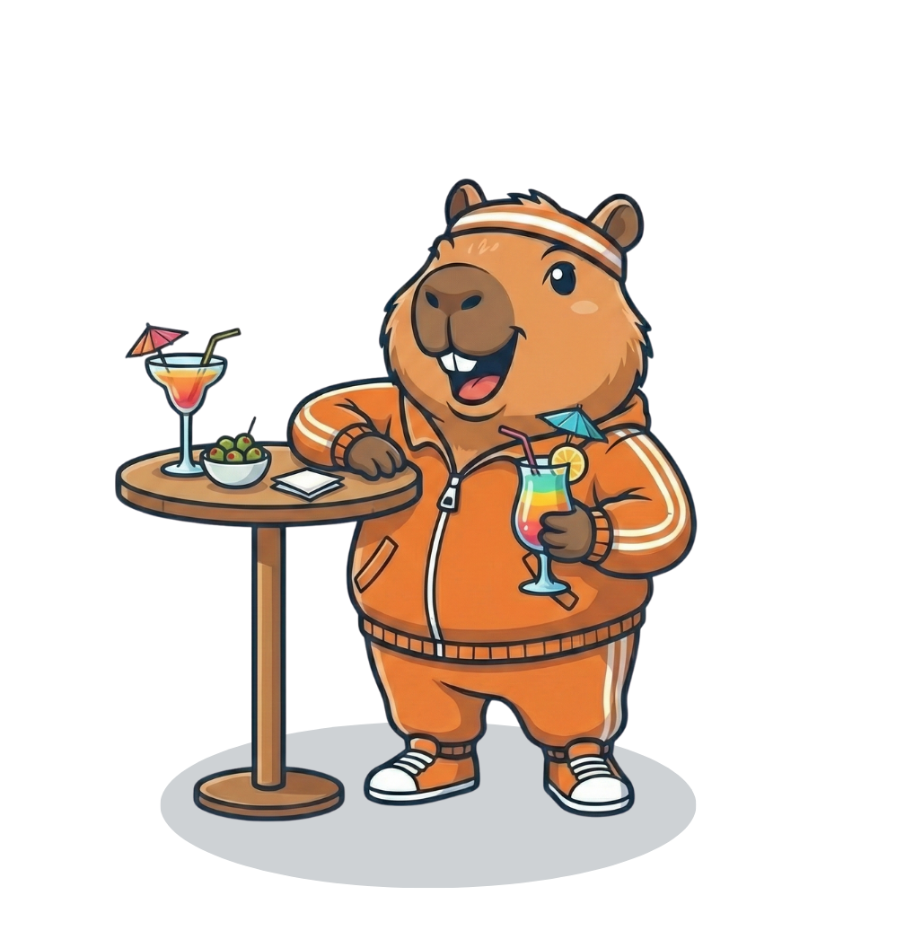 Capivara com coquetel