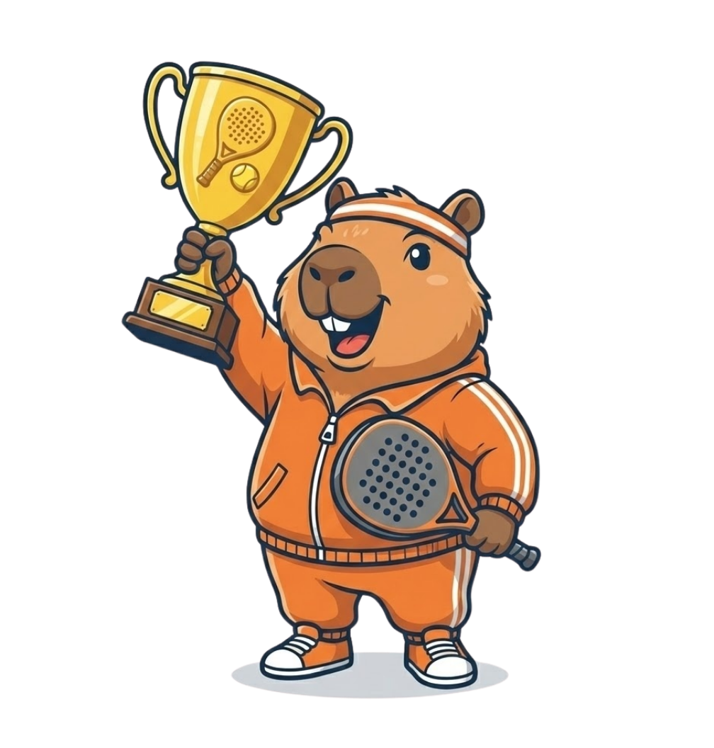 Capybara com troféu